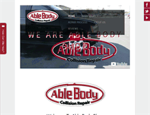 Tablet Screenshot of ablebodyshopkalispell.com